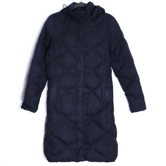 THE NORTH FACE Miss Metro Down II Hooded Parka Black 500 Fill Power Women's S - Picture 1 of 13